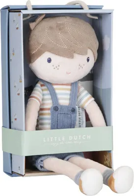 Produktbild von little dutch- Kuschelpuppe Jim Mittelgröße