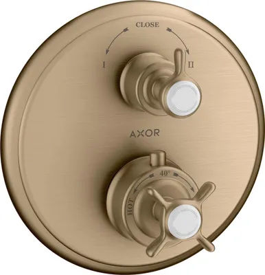 Produktbild von hansgrohe AXOR Montreux Thermostat Unterputzmodell mit Absperrventil oder Umstellventil, 16820140