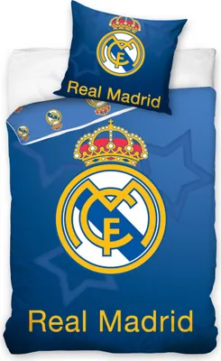 Produktbild von Bettwäsche Set 140x200 cm Real Madrid Baumwolle für Einzelbett
