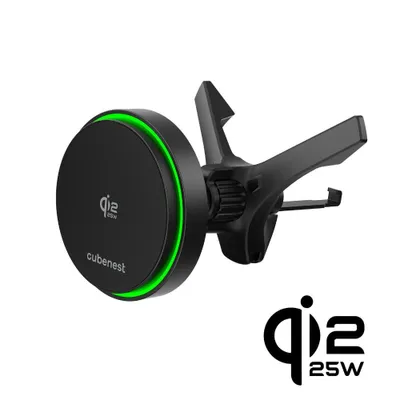 Obrázek produktu pro Cubenest Qi2.2 Magnetický bezdrátový držák do auta s funkcí nabíjení SQ1C4