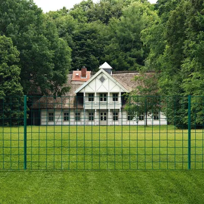 Produktbild von vidaXL Kovový plot Oceľ 20 x 0,8 m Zelená