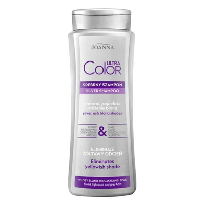 Immagine prodotto di JOANNA Ultra Color Silver Shampoo per capelli biondi, schiariti e grigi 400ml