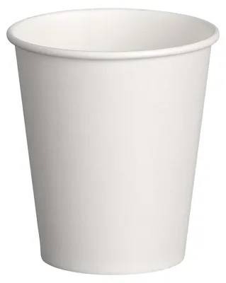 Produktbild von 50x Heiß- und Kaltgetränkebecher weiß Pappe beschichtet 300 ml 330ml | 12oz