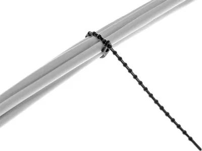 Image de InLine® 59977C Collier de serrage à bille noir, longueur 100mm, 100 pièces