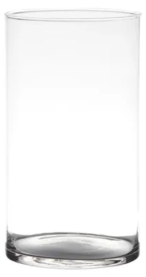 Produktbild von Blumenvase Neville - klar transparent - Glas - 14 x 21 cm - Zylinderform