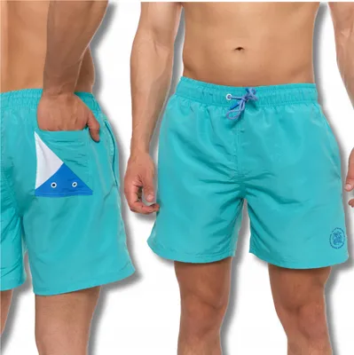 Produktbild von Herren Badehose Shorts Mit Taschen Glatt Moraj Xxl