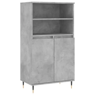 Produktbild von Highboard Betongrau 60x36x110 cm Holzwerkstoff
