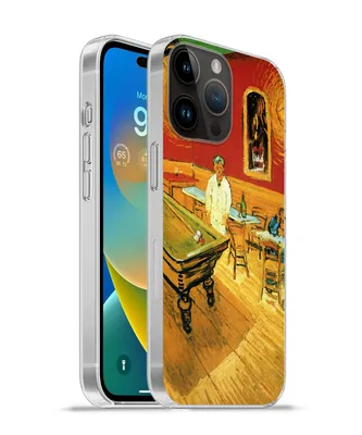 Produktbild von MuchoWow® Handyhülle Schutzhülle Hülle für Apple iPhone 14 Pro - Softcase Das Nachtcafé - Vincent van Gogh Silikon Softcase Handy Hülle - Umschlag