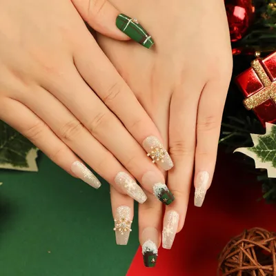 Image de Ongles artificiels à coller, couverture complète, 24 pièces, en ABS, pour femmes