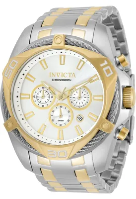Produktbild von Invicta Bolt 34126 Herrenuhr - Quarzwerk - Edelstahl mit silbernem Zifferblatt - 50 mm