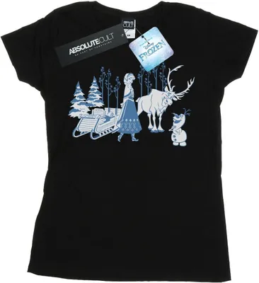 Produktbild von Disney - "Frozen" T-Shirt für Damen BI22041 (M) (Schwarz)