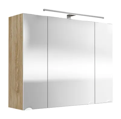 Productafbeelding van Posseik spiegelkast - multifunctioneel - sonoma eikenhout, P0567414