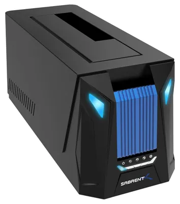 Produktbild von Sabrent DS-UNHC, HDD, SSD, PCI Express, SATA, 2.5,3.5,M.2, USB 3.2 Gen 2 (3.1 Gen 2) Type-C, Schwarz, 10 Gbit/s
