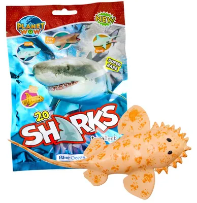 Produktbild von Blue Ocean Sharks Sammelfiguren 2026 - Planet Wow Hai - Figur 3. Franzenteppichhai