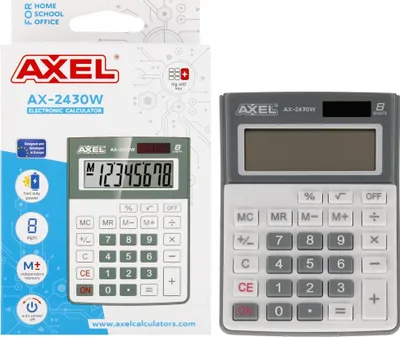 Zdjęcie produktu dla Kalkulator Axel AX-2430W 526704