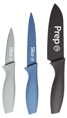 Produktbild von MasterChef Messerset, Küchenmesser Set ink. Kochmesser, Gemüsemesser & Schälmess