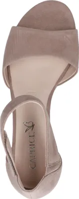 Produktbild von Caprice Damen Sandale Leder geschlossene Ferse Klettverschluss 9-28212-42, Größe:38.5 EU, Farbe:Braun