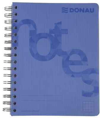 Produktbild von DONAU 7526201-10 Collegeblock PP Cover - A5, kariert, blau