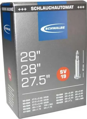 Productafbeelding van Schwalbe binnenband, automatische ventiel, type SV19-4040-62/584-635, voor de voorwiel