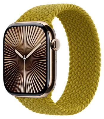 Produktbild von Geflochtenes Solo Loop für Apple Watch | 44/45/46/49 mm - Größe 2 - Chartreuse