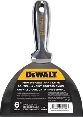 Produktbild von PROFI Spachtel ganz aus Edelstahl DEWALT rostfrei 6"/152mm Malerspachtel 2-406