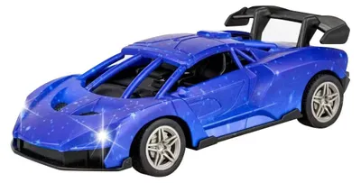 Produktbild von RC Rennwagen ferngesteuertes Auto blau schwarz Spielzeugauto