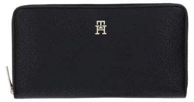 Produktbild von Tommy Hilfiger TH ICON LRG ZA Damen Portemonnaie Schwarz : Größe - UNICA Größe: UNICA