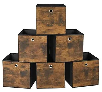 Immagine prodotto di SONGMICS Scatole di stoccaggio, scatole in tessuto per callax, industriali 30 x 30 x 30cm