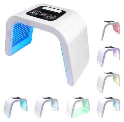 Obrázek produktu pro LED maska na obličej pro světelnou terapii, 7 barev, zvlhčení pokožky