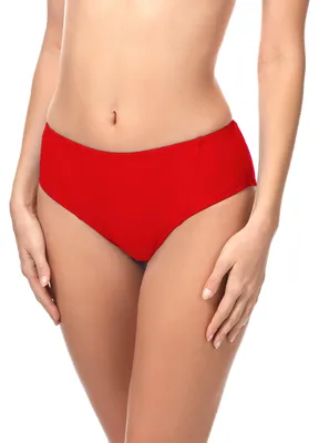 Produktbild von Merry Style Damen Bikini Slip 18 (Rot (4186), 48)