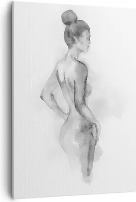 Produktbild von Bild auf Leinwand - Leinwandbild - Einteilig - Frau Körper Stück - 50x70cm - Wand Bild - Wanddeko - Wandbilder - Leinwanddruck - Kunstdruck - Wanddekoration - Leinwand bilder - Wandbild - PA50x70-4995