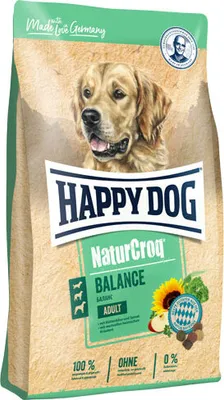 Produktbild von Happy Dog NaturCroq Balance, Adult, jede Rasse, Spinat, 15 kg