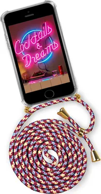 Produktbild von TWIST-Case + TWIST-Cord für iPhone 5S / 5 / iPhone SE, Farbe:Lucky Heart (Gold)