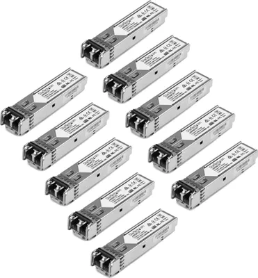 Produktbild von StarTech.com Startech Gigabit LWL SFP Transceiver Modul - HP J4858C kompatibel - MM LC mit DDM - 550m - 1000Base-SX - 10er Pack - SFP (Mini-GBIC)-