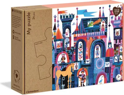 Imagen del producto de Clementoni, Mi castillo ecológico, puzzle (50164)