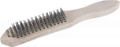 Produktbild von St.Drahtbürste 5-reihig, Holz 300