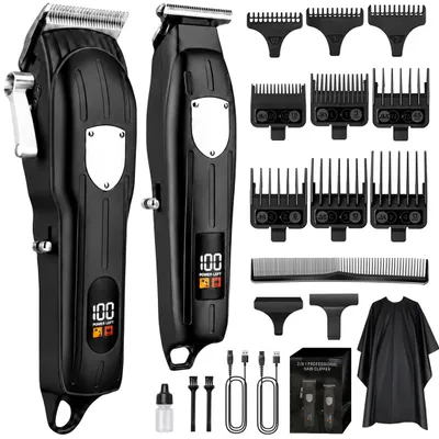 Produktbild von Haarschneider Herren Haarschneidemaschine-Set mit Profi-Clipper & T-Klingen-Trimmer