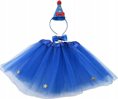 Zdjęcie produktu dla Klaun Strój Karnawałowy Dla Dziewczynki Spódniczka Czapka Halloween