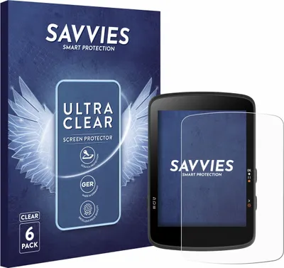 Produktbild von 6x Für Bryton Rider 17 Schutzfolie Savvies Displayschutz Display Schutz Folie Klar Transparent