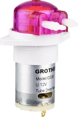Obrázok produktu pre GROTHEN peristaltické čerpadlo dávkovacie čerpadlo mini čerpadlo kvapalina samonasávacie vodné čerpadlo silikónová trubica pre akvárium laboratórne chemické analýzy 12V 3mm ID x 5mm OD