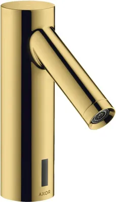 Produktbild von Elektronik-Waschtischmischer AXOR STARCK DN 15 Batt-Betr 6 V m Temp.voreinst. pol mit Temperaturvoreinstellung polished gold optic