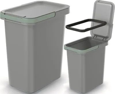 Produktbild von Abfallbehälter 12L Sortibox Glattes Grau