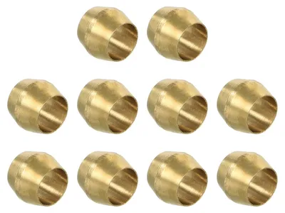 Kompressionsmuffen 3/16" ID, 10er-Pack Messing