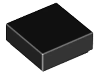 Produktbild von Lego® 1x1 Fliesen 3070 - 250 Stück Schwarz