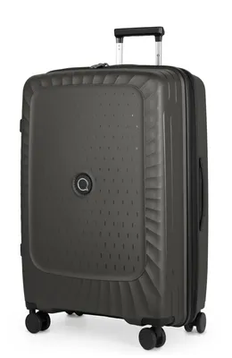 Produktbild von HAUPTSTADTKOFFER Kotti - Großer Reisekoffer erweiterbar, Rollkoffer XL leichter Trolley Koffer 4 Rollen Hartschale PP-Material nachhaltig, Gepäck 23 kg, TSA,Titan