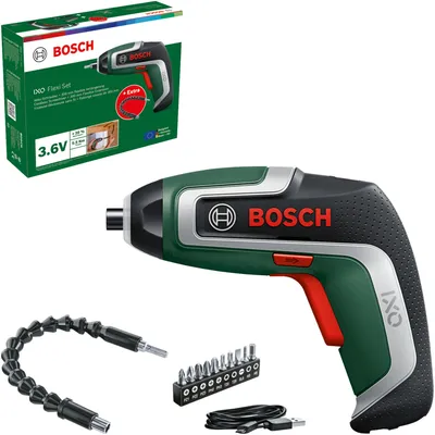 Obrázek produktu pro Bosch IXO 7, Šroubovací pistole, Rukojeť pistole, Rychloupínací sklíčidlo, Černá, Zelená, 235 ot/min, 3 Nm