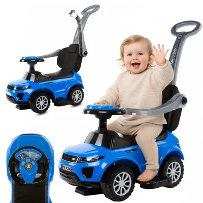 Obrázek produktu pro Posuvné auto Sportovní auto SUV Posuvná hračka od 1 roku modrá Sun Baby