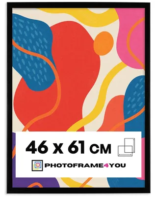 Obrázok produktu pre Čierna fotorámika z plastu s akrylovým sklom