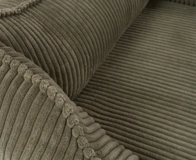 Produktbild von Knuffelwuff orthopädisches Hundebett aus Cord mit Handwebcharakter Nunavut M-L 85 x 63cm Khaki