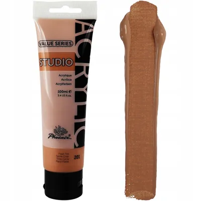 Zdjęcie produktu dla Farba akrylowa artystyczna do malowania VS 100ml Flesh Tint - 201 Pomarańczowa